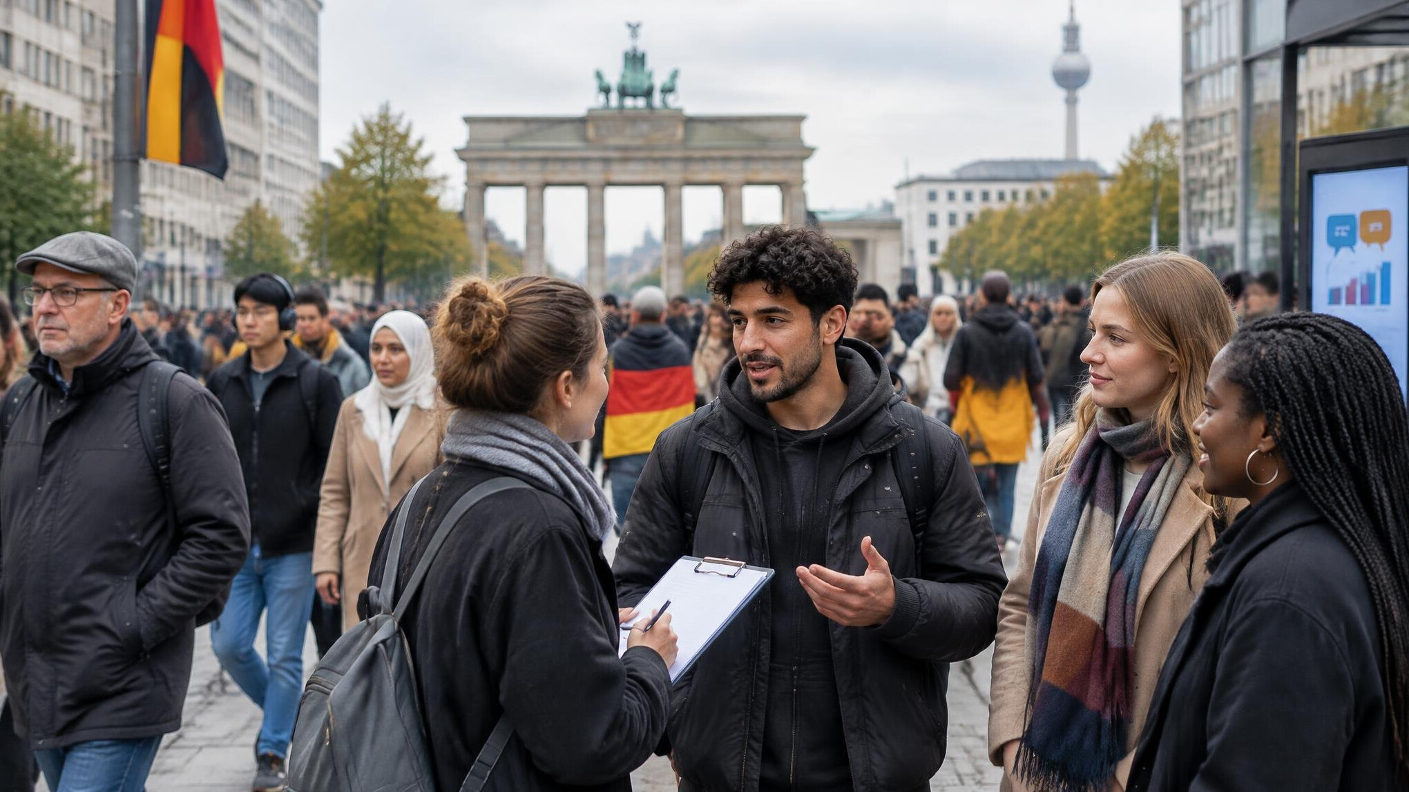 german society crowd