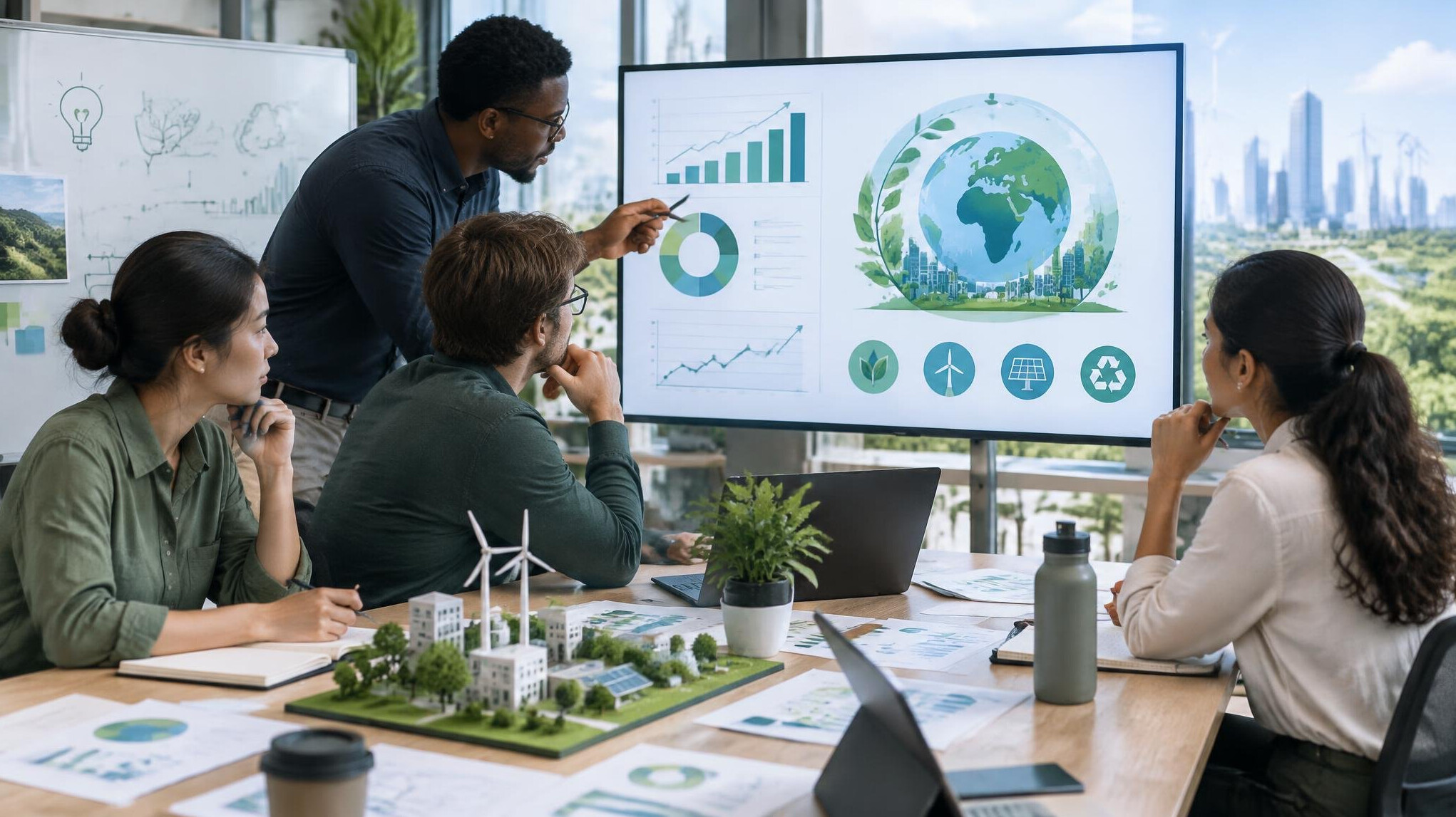 future planning with charts